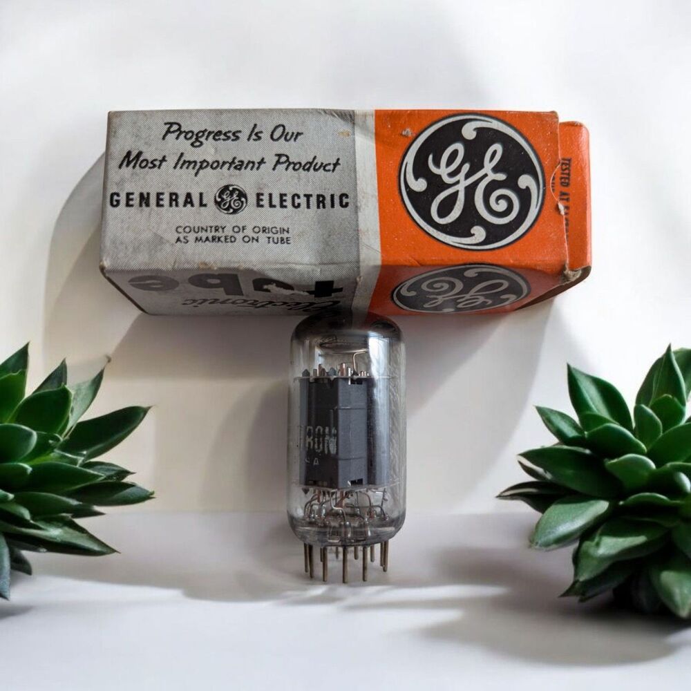 General Electric GE 24BF11 Vacuum Tube NOS Box Electronic 12 Pins Radio Amp